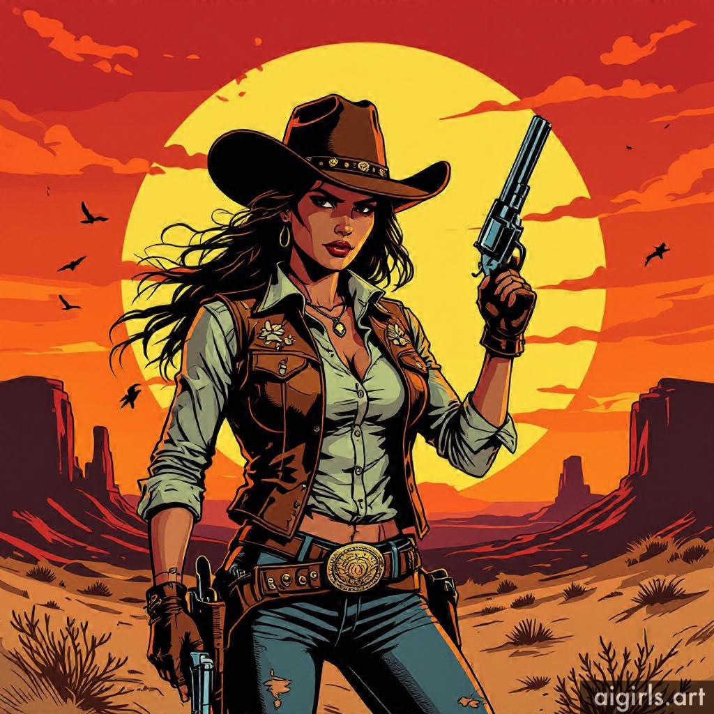 Western comics woman
