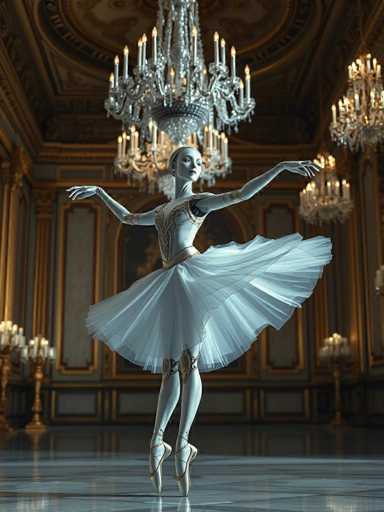 Cyberpunk ballerina