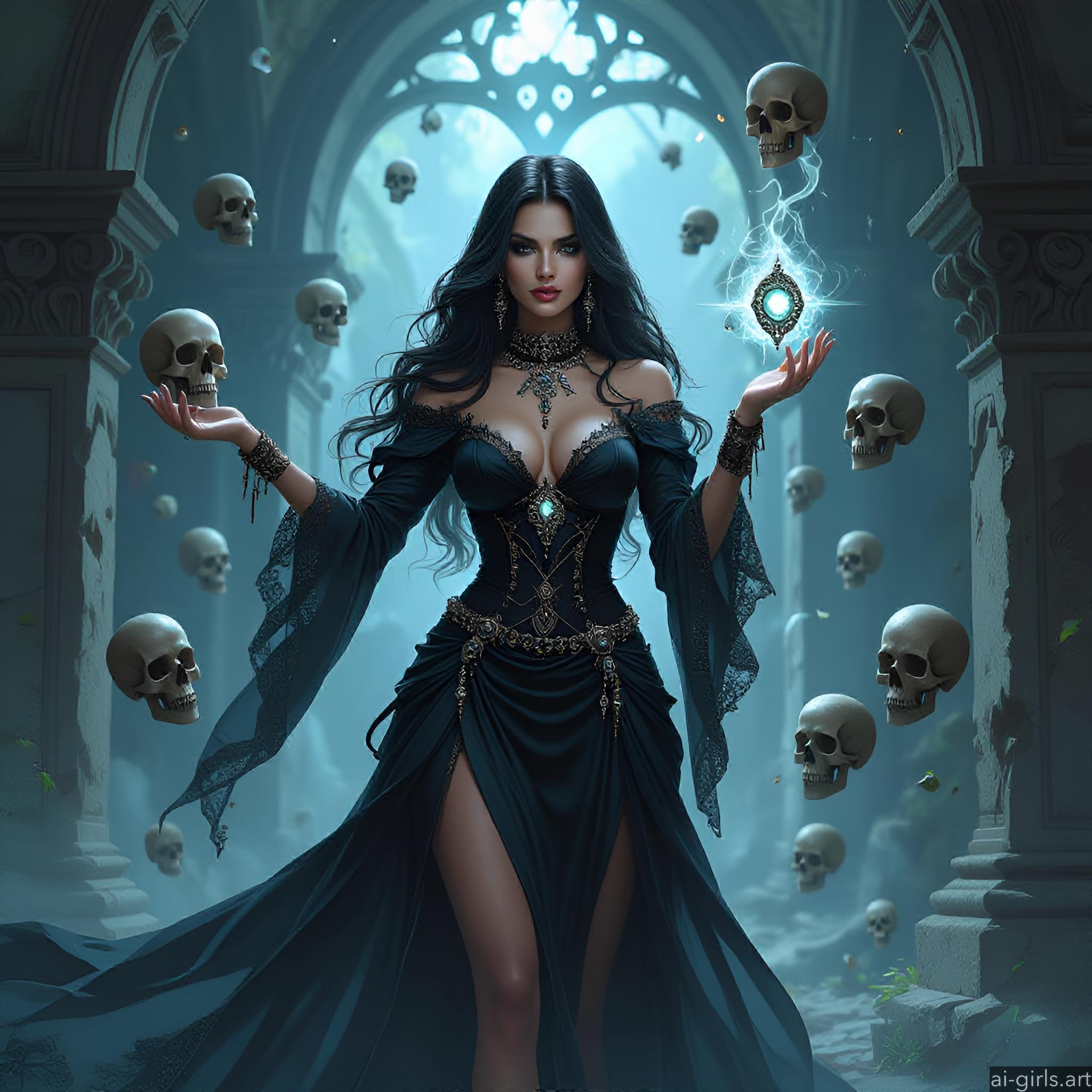 Necromancer woman