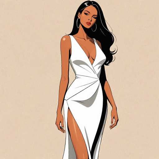 Minimalism fashion illustration