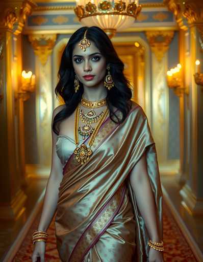 AI girls in silk Saree