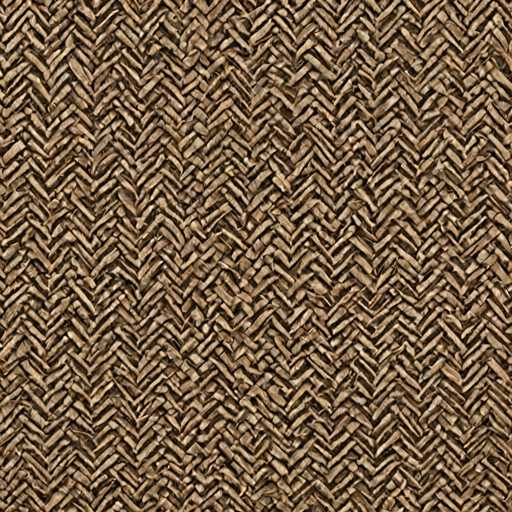A close-up, high-resolution photograph of a woven texture. The image showcases a tightly woven pattern with a slightly rough, organic feel. The material appears to be natural fibers, possibly straw or rattan, with a warm, earthy brown color. The texture is detailed, revealing the individual strands and their interwoven structure. The lighting is soft and even, highlighting the subtle variations in color and texture within the weave.