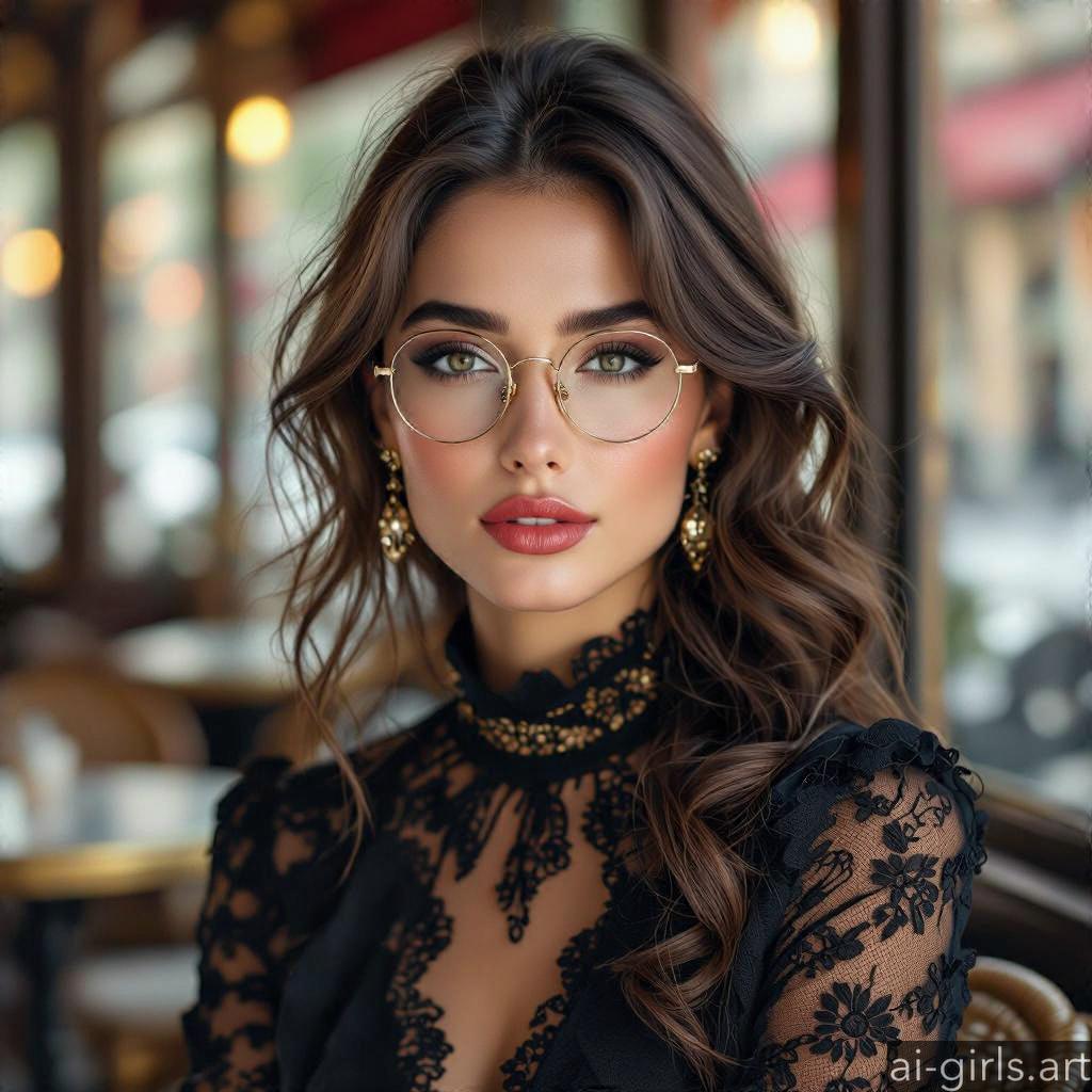 Girls wearing glasses