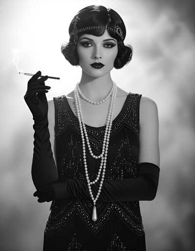 flapper woman