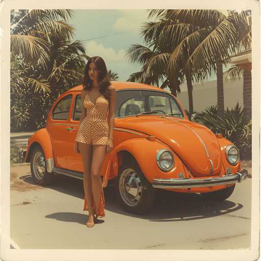 Vintage polaroid photos